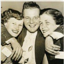 Loreen Taylor Bucke, Charles Bucke, and Betty Delderfield